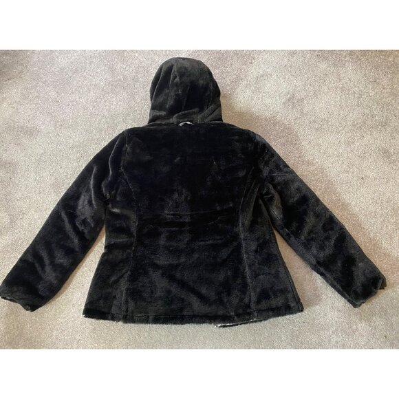 Andrew Marc Reversible Jacket Silver & Black Faux Fur Jacket Large - Picture 4 of 12
